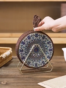 Ceramic Heat Artistic / Tatakan Anti Panas Alas Gelas/Mangkok/Panci/ Tatakan Tahan Panas Anti Slip