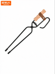 The Primitive | Extended Thickened Heat-Resistant Fire Tongs for Charcoal
