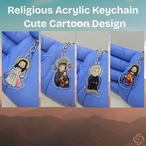 Cute Catholic Acrylic Keychain