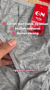 Golden Nick 937 Celana Dalam Wanita Pakaian Dalam Wanita CD Wanita Bahan Katun Adem Nyaman Dipakai - 6 pcs