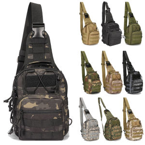 Tactical Chest Bag Men Outdoor EDC Shoulder Sling Bag Waterproof Hiking Camping Day Pack Hunting Concealed Range Bag