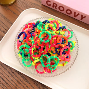 Colorful Elastic Hair Ties for Girls Baby Hair Bands Non-Damaging Small Size Hair Accessories Korean Style Childrens Accessories