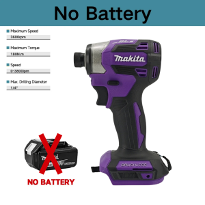 Makita | Makita DTD173 18V Cordless Impact Driver 180N.m Brushless Electric Drill Screwdriver LED Multifunction Household Power Tools