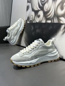 Mens Breathable Summer Thick Bottom Dad Shoes Versatile Casual Sports Sneakers Fashionable All-Season Leather Patchwork