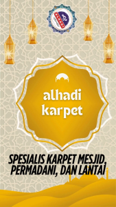 Sajadah Imam Masjid SUHTRA 85 cm x 120 cm Tebal 17 mm Bulu Halus Lembut Padat Empuk Elegan Besar