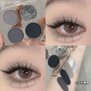 Halloween Sparkling Smoke Eyeshadow Palette Four Colors Cat Eye Makeup Cold Diamond Fragrance Cosmetics Eye Shadow Palette