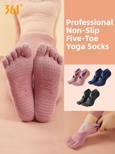 361° | Anti-slip Professional Female Pilates Indoor Exercise Toe Separated Socks
