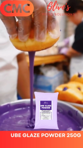 Olive’s Ube Glaze Powder 250G | Easy Mix | Creamy Ube Flavor | For Donuts Waffles & Cakes
