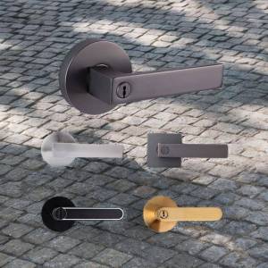 Luxurious Spherical Door Handle Lock For Wooden Single Tongue