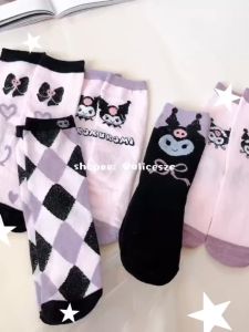 5 Pairs of Knee Socks for Kids - Sweet Cute Style Long Socks for School Kindergarten