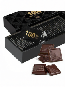 Pure Dark Chocolate Cocoa Low Sugar Ketogenic Fitness Snack
