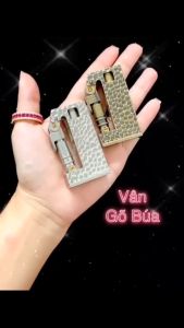 BẬT LỬA PRO ME SE LỬA 4 CHIỀU VÂN GÕ BÚA XÀI XĂNG