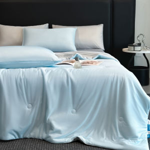 Cooling Blanket Cold Technology Bedding Summer Patchwork Quilts Soft Fashion INS Japan&Korean Green Cold Throws AB Side