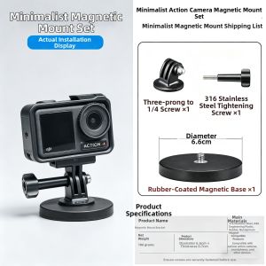 Bbzy | Car Magnetic Gimbal Mount for Action Camera