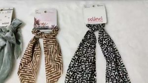Scunci Hair Scrunchies - Stylish Bow Hair Ties & Pair Scrunchies for All Hair Types