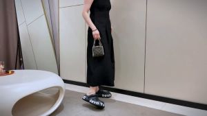 2024 new summer beach outdoor anti slip and height increasing thick soled womens shoes
