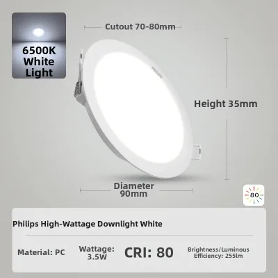 Philips | Slim Recessed Living Room Ceiling Light 20W