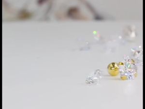 1Pair 925 Sterling Silver Bead Screw Stud Earrings for Women Men Simple 3-6mm Round Cubic Zirconia Ear Body Piercing Jewelry