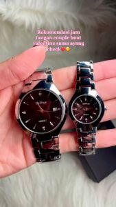 BIDEN Jam Tangan Pria/Wanita Klasik Mewah Jam Tangan Couple Klasik Mewah Klasik Tahan Air QUARTZ Tampilan Tanggal