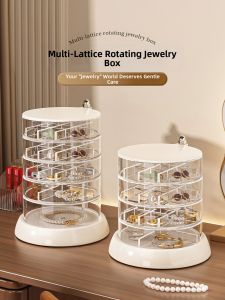 QIOEROUL | Rotating Multi-layer Large Capacity Jewelry Organizer