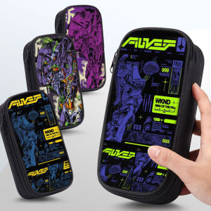Eva Neon Genesis Evangelion Pencil Case Stationery Box Pencil Bag Primary School Student Junior High School Student Pencil Case Boy Boy Stationery Case Pencil Box Evangelion Boy Kids Anime for Boys Peripheral