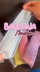 Hallobestie - Bandana Masker / Headband Korea / Bandana Korea / Bando Masker / Bando Bandana Bandana Facial Masker Headband Mandi / Aksesoris Kepala / Bando Maskeran Lucu / Aksesoris Rambut Panjang Wanita Termurah COD