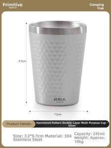 The Primitive | Foldable Stainless Steel Outdoor Mug