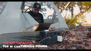 Bluetti EB55 Power Station Solar PowerBox แหล่งจ่ายไฟกลางแจ้ง แบตเตอรี่สำรองไฟพกพา เครื่องสำรองไฟแคมป์ปิ้งความจุ168000mAh 700W 537WH