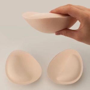 6cm Sponge Padded Bra Thick Push Up Bra Pads Inserts Women Underwear Breast Lift Breathable Bra Pad Lining Swimsuit Insert