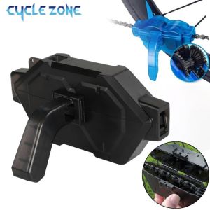 Bicycle Chain Cleaner Strong Magnetic Cycling Chains Scrubber Cleaner Bike Cleaning Brush Box Chain Cleaning Maintenance Tool