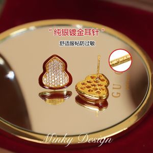 Elegant Gourd Shaped Ear Cuffs No Piercing Required Luxury Fashion Jewelry Lightweight Decorative Ear Accessories for Women