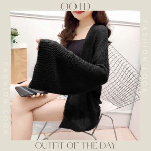 QDshop ส่งเร็ว ชุดเคลื่อนไหวที่ไหมพรม สุขยาว คลุมสวย 4 สี