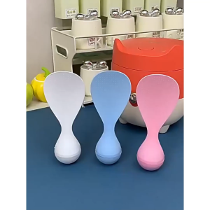 Môi Xới Cơm LẬT ĐẬT Cao Cấp Chịu Nhiệt Tự Đứng Không Bị Đổ Muôi Cơm Hạt Vân 3D Không Dính Cơm An Toàn Dễ Dử Dụng