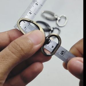 Hook Putar 15 cm/ Kew Kew Cantolan Bantolan Kaitan Pengait Aksesoris Tas Besi Nikel