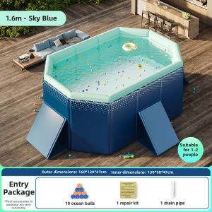 GWYNET | No Inflation Required Foldable Thickened Baby Bath Swimming Pool
