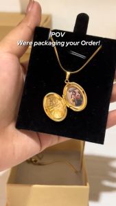 Blanca Oval Locket Necklace