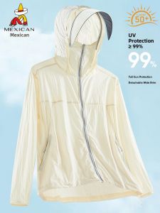 Mexican | UV Protection Breathable Hooded Sunscreen Clothing
