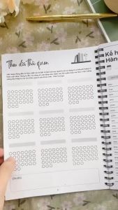 [Daily Planner - Đơn giản] Sổ Tay Kế Hoạch Mục tiêu Nhật Ký Hàng Ngày Daily Planner A5 Gồm 60 Trang Bìa Mềm