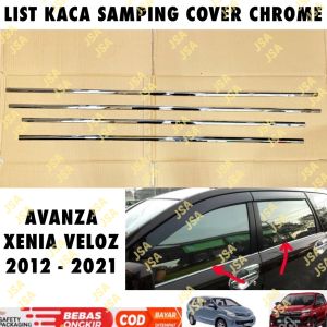 List Kaca Samping Avanza Xenia Veloz 2012 2015 2019 2021 Cover Chrome .