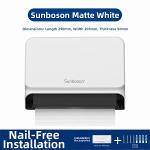 GUANGMANZHI | Drill-Free Bathroom & Kitchen Paper Towel Dispenser Wall-Mounted
