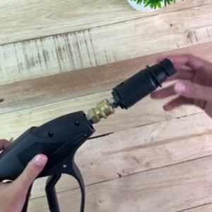 หัวฉีดปรับได้ สำหรับเครื่องฉีดน้ำแรงดันสูง มาพร้อมกับปลั๊กสวมไว M14 ข้อต่อ ข้อต่อสวมเร็ว