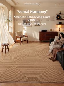 XINGLIANXIN | Easy Clean Waterproof Retro Style Living Room Carpet