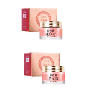 YiRuo Wings Dragon Blood Cream 50g Moisturizing Face Cream Glass Bottle Luxury Lady Cream Hydrating Essential Oil Skincare