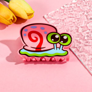 SpongeBob SquarePants Pet Snail Hair Clip Multifunctional Stylish Cartoon Character Hair Accessory for Kids Practical Hair Gripp