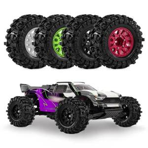 ONEVAN | 4PCS New 2.8" RC Monster Truck High Grip Big Tires & Wheels for 1/10 Traxxas Stampede Tamiya HPI Kyosho Arrma MJX Upgrade Parts
