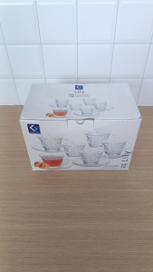 KHUN SANTI ชุดถ้วยกาแฟพร้อมจานรอง 6 ที่ 12 ชิ้น CS-767/12-2GB ชุดน้ำชา ชุดรับแขก ของขวัญปีใหม่ ของขวัญขึ้นบ้านใหม่