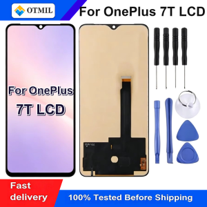 OLED For OnePlus 7T LCD Display Touch Screen Digitizer Assembly 1+7T HD1901 HD1903 HD1900 Replacement Screen No Frame