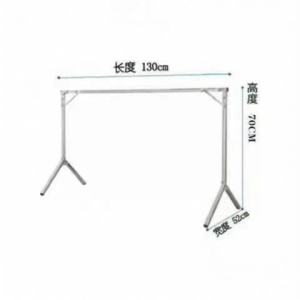 forsso | Stainless Steel Folding Dual Pole Extendable Clothes Rack