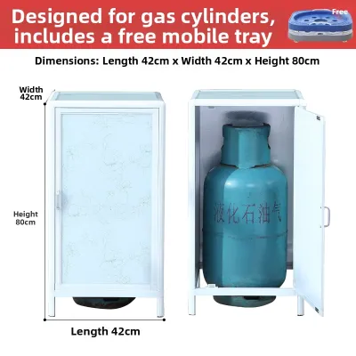 Modern Simplified Aluminum Alloy Gas Stove Cabinet Home Use Liquid Propane Storage Cabinet Multi-Function Kitchen Furniture