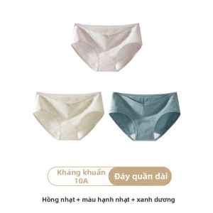 MiiOW | Quần lót nữ cotton kháng khuẩn crotch dài thoáng khí nhẹ cạp thấp